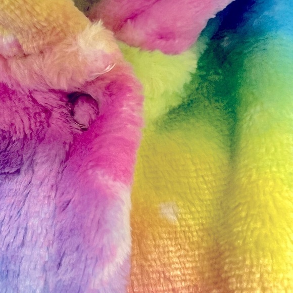 GIRLS Hooded Unicorn Robe (fits 6-7 year old) - Picture 5 of 10